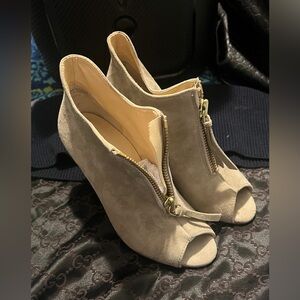 Paul Green Taupe Peep-Toe Heeled Boots
Brand New original price$300